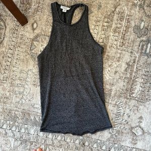 Charcoal racer back tank - small